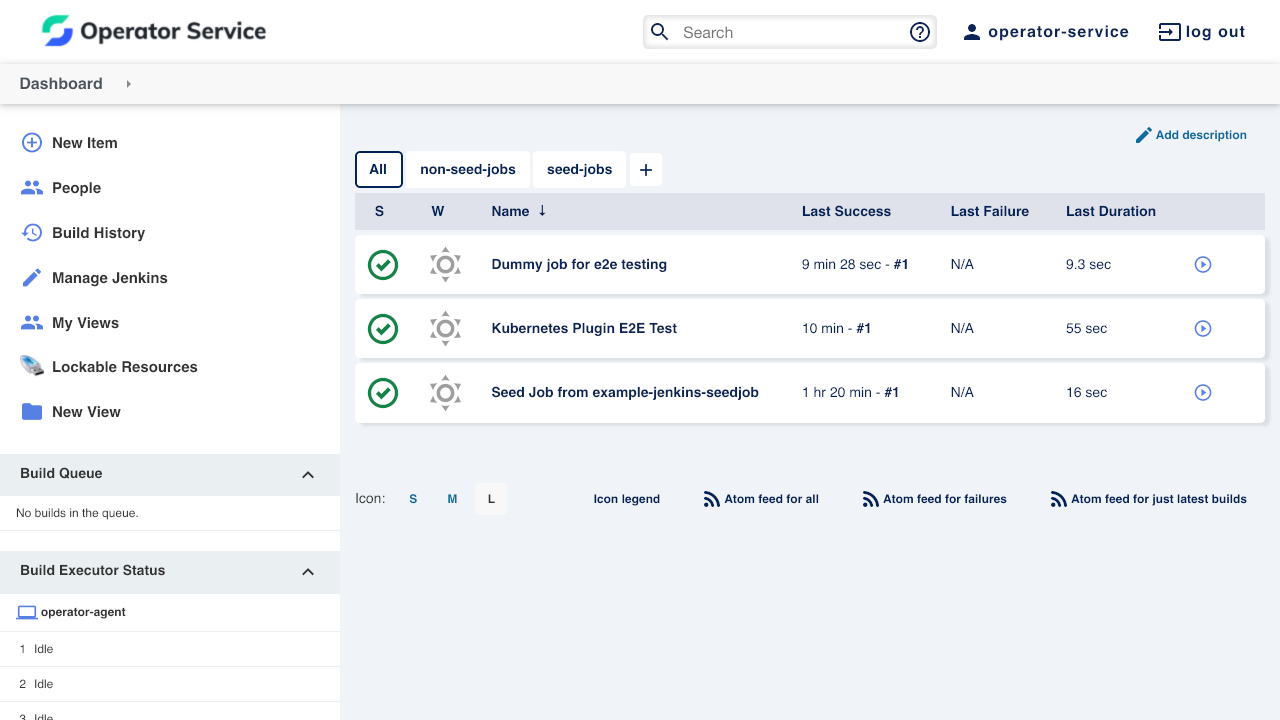 Jenkins example seedjobs